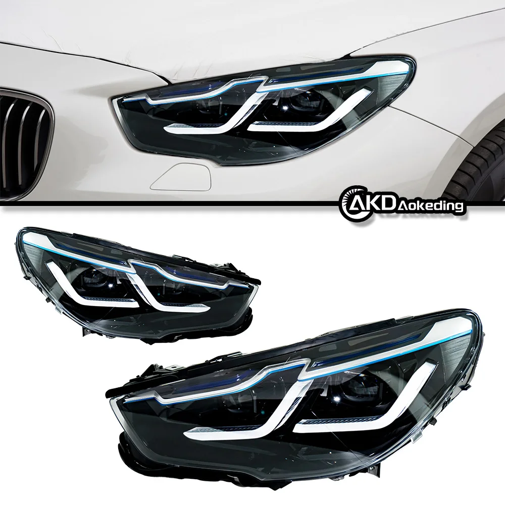 AKD Car Styling for BMW F07 5 Series GT 5GT LED Angel eye Headlight DRL Hid Head Lamp Bi Xenon Beam Automotive Accessories