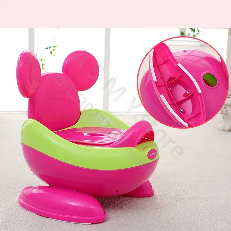 Children\'s potty for 1-6 years old/ Cute shape baby seat Easy to clean baby potty potty/ Safe trainer seat for boys and girls