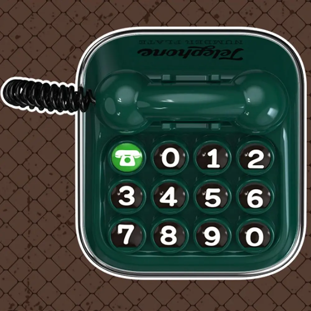 Retro Car Dashboard Ornament Keyboard Creative Car License Plate Number Fashionable Typewriter Car Phone Number Sign Desktop
