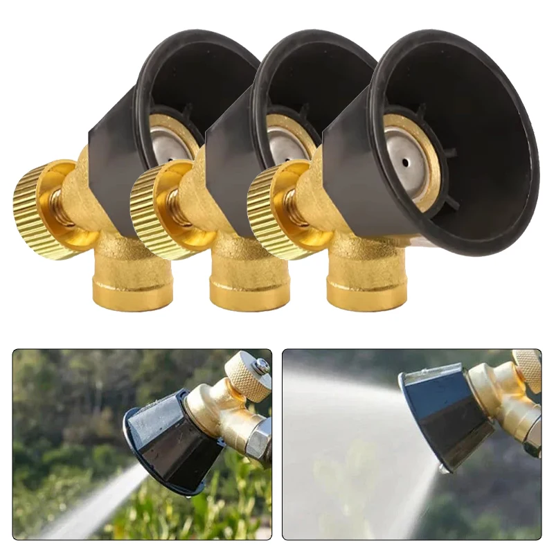 3/5PCS Adjustable Spray Agricultural Cyclone Air Vortex High-pressure Nozzle Adjustable Windproof Sprayer Dosing Atomization