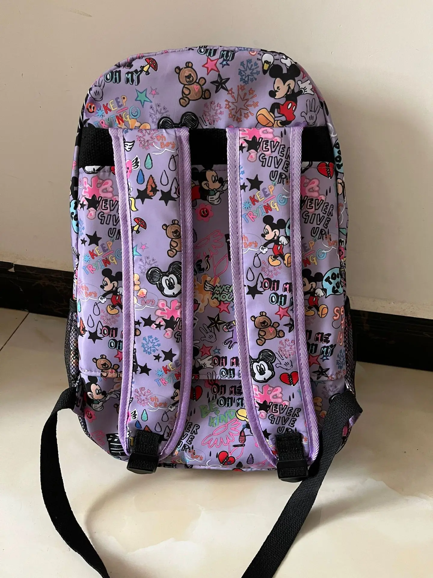 Imagem -05 - Mochilas Disney-unisex Mickey Mouse Mochila Escolar Infantil para Estudantes Universitários Bolsa de Ombro Ultraleve Co-disney