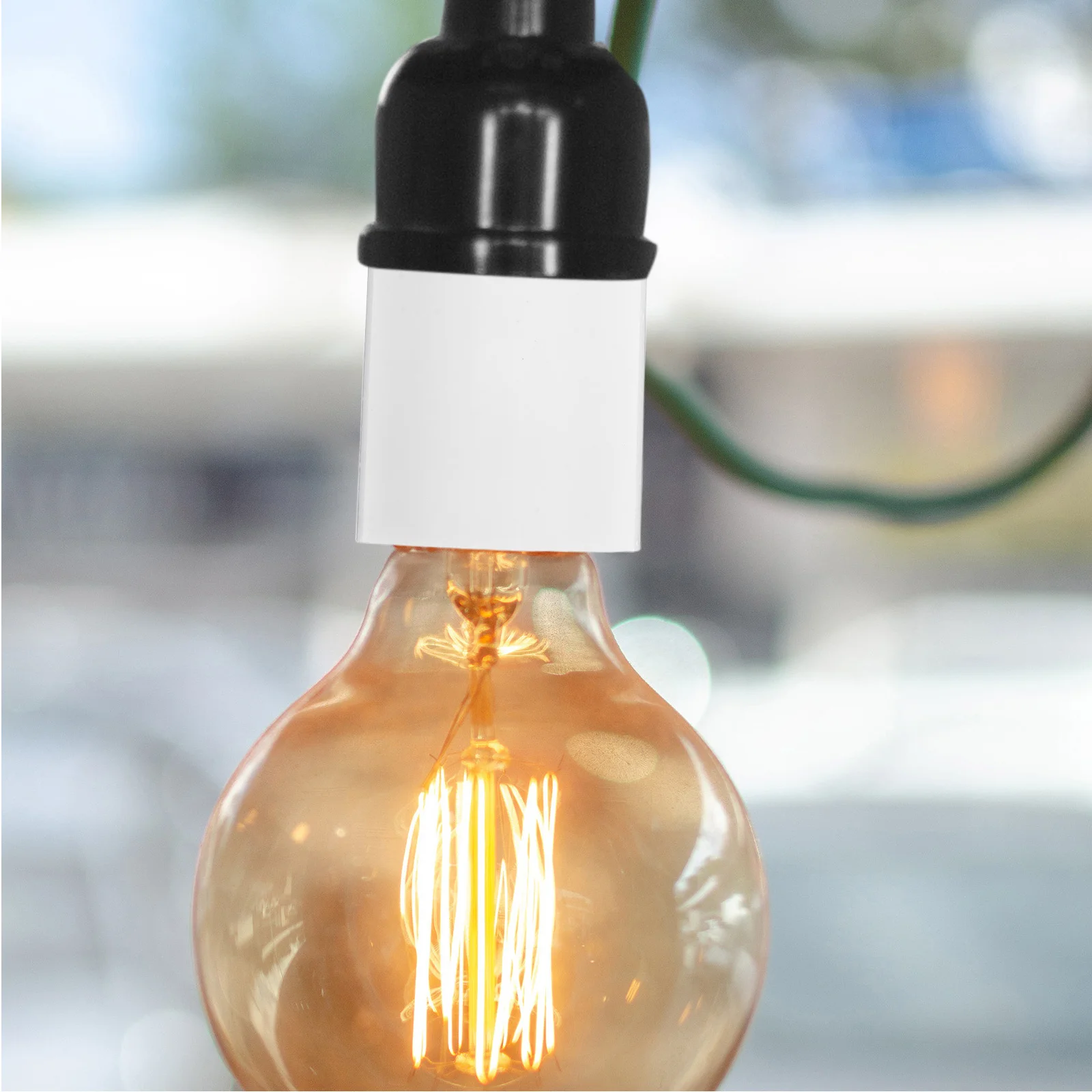 

G24Q на E27 адаптер для цоколя для лампочки, прочное пластиковое основание для домашнего офиса, адаптер для цоколя для коммерческого освещения