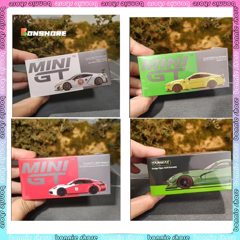 Mini Gt Alloy Car Model Competition 1/64 Collection Luxury Plated Yaris Limited Edition Simulated Cars model boy collection gift