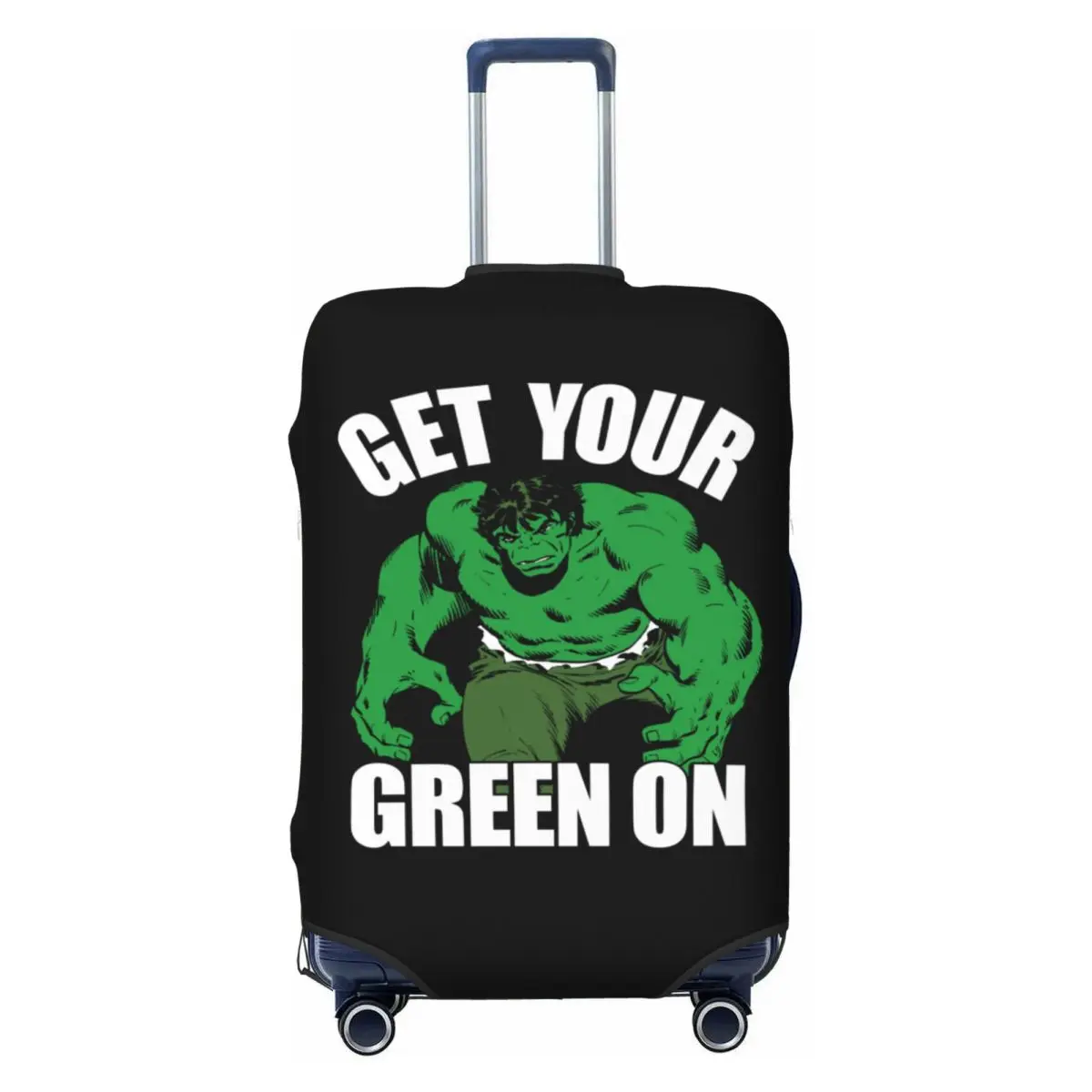 

Пользовательский Халк Get Your Green на чехле для багажа, эластичный дорожный чемодан, защитные чехлы, костюм для 18-32 дюймов