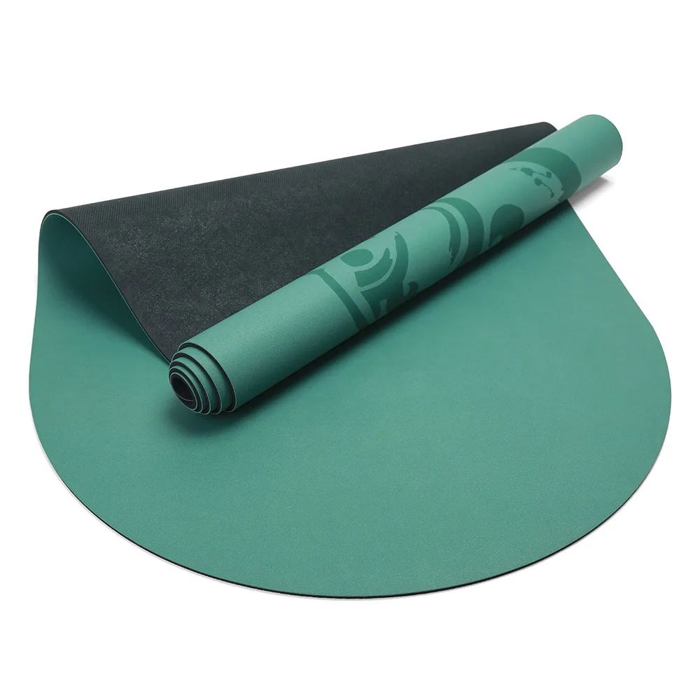 

Customizable 4mm PU Natural Rubber Yoga Mats for Wholesale Buyers Low MOQ Anti Slip Durable and Perfect for Yoga Lovers