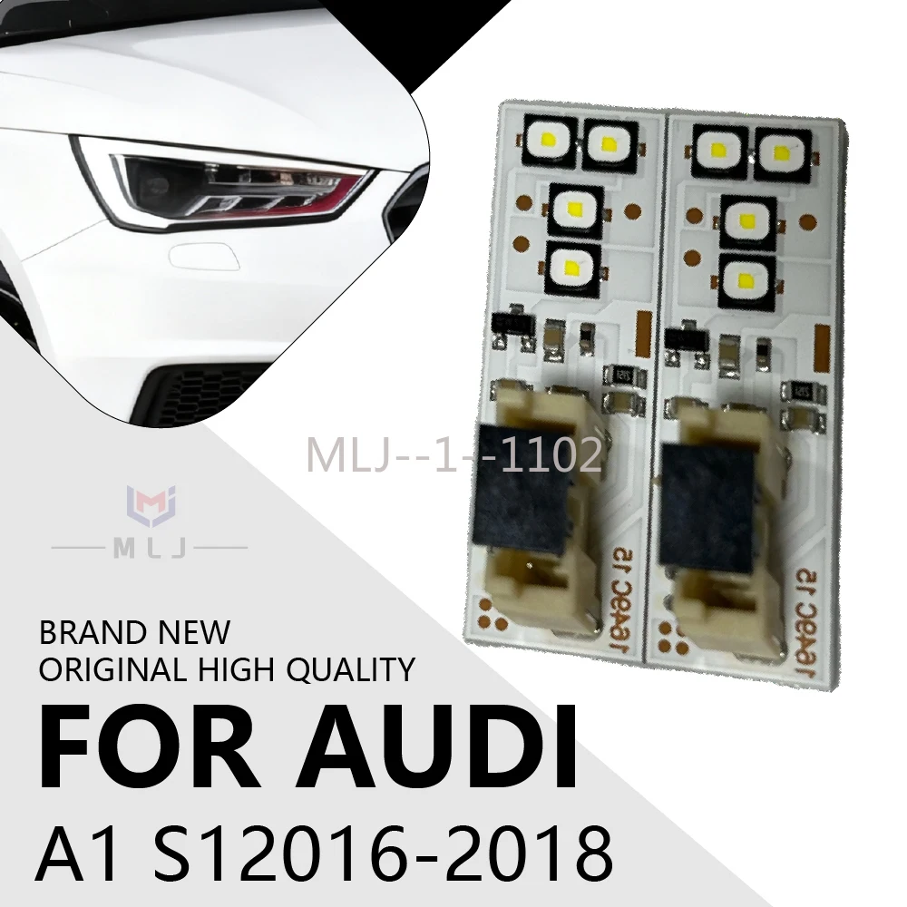 For Audi A1 S1 8X 2016-2018 Facelift DRL LED White Daytime Running Lights LED Board Light Source Chip DRL Module Angel Eyes