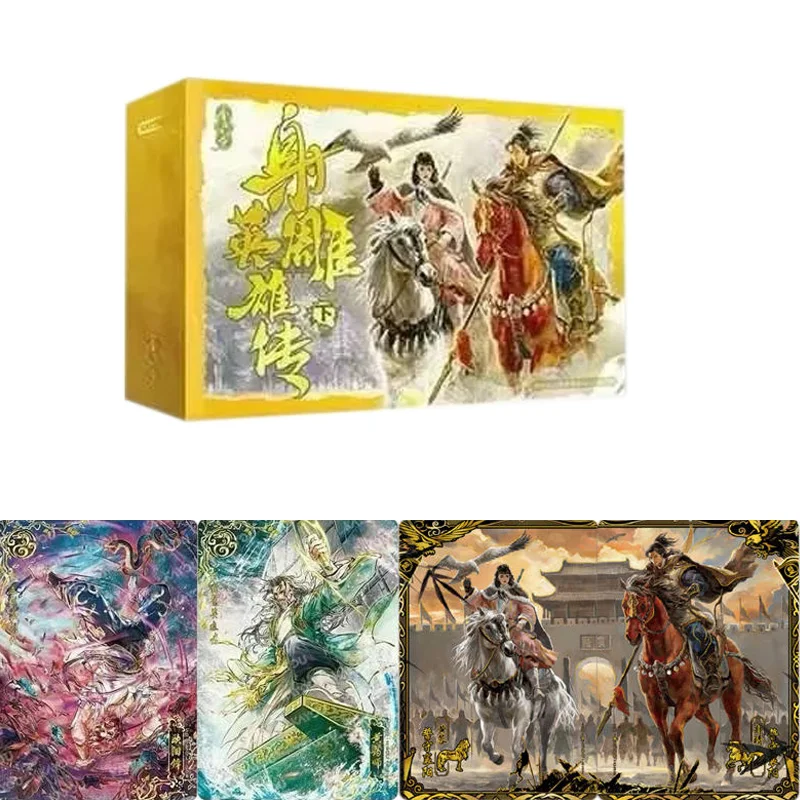 

KAYOU подлинная командная карта Louis Cha Knight Xia Gu Dan Qing, красочная лазерная карта The Legend of The Condor Heroes, коллекционная карта