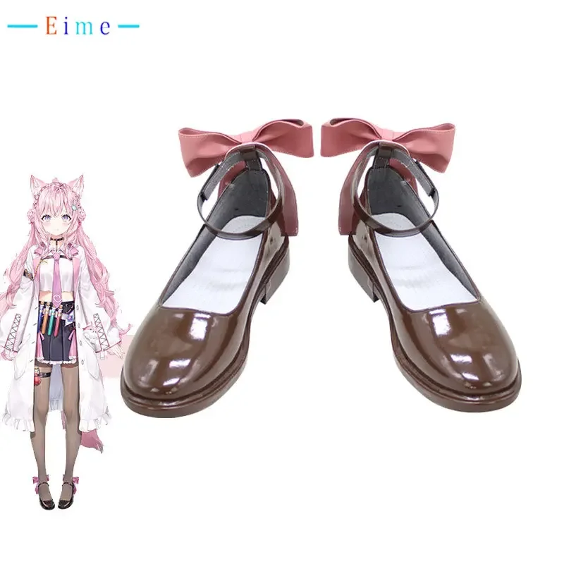 

Hakui Koyori Cosplay Shoes Vtuber Cosplay Prop PU Leather Shoes Halloween Carnival Boots Anime Accessories Custom Made