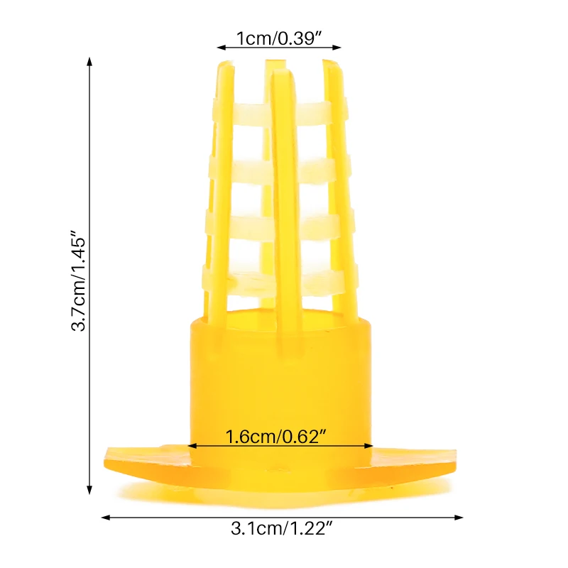 20 sztuk klatka królowej pszczół pokrywa ochronna klatki komórkowe nakładka ochronna Protector pszczelarstwo narzędzie pszczelarskie pszczoły