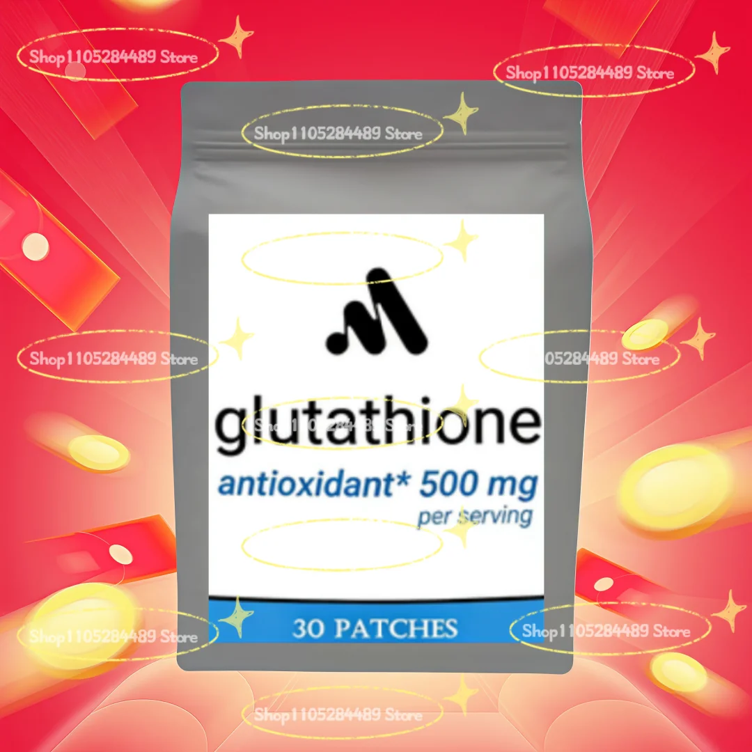 Premium Glutathione - Reduced Transdermal Patches with Milk Thistle, NAC, Collagen, Vitamin C - Cellular Wellness 30 Patches