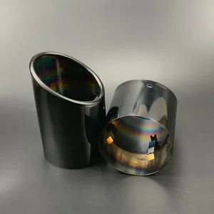 1 Paar aus Edelstahl-Autoablöhrchen gerade Tipps Hülle für Audi Q7 2007-2011 Autozubehör 10 Hauptverkäufe Besseres Escape Audi - №9