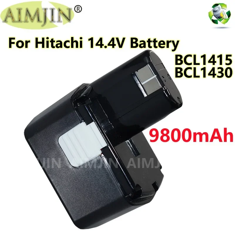 14.4V 9800mAh Rechargeable Battery Electric Accessories For Hitachi EB1414S EB14B EB1412S EB14S DS14DVF3 NI-MH Replace battery