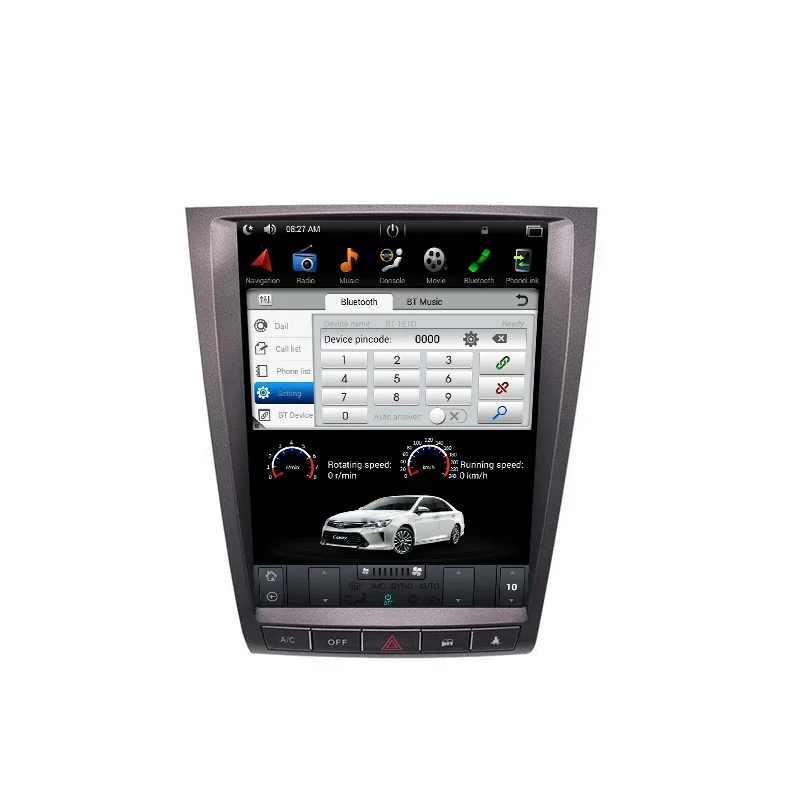 12.1 Inch  Style Car Radio Stereo Audio System for GS GS300 GS350 GS400 GS430 GS450H GS460 2004-2011