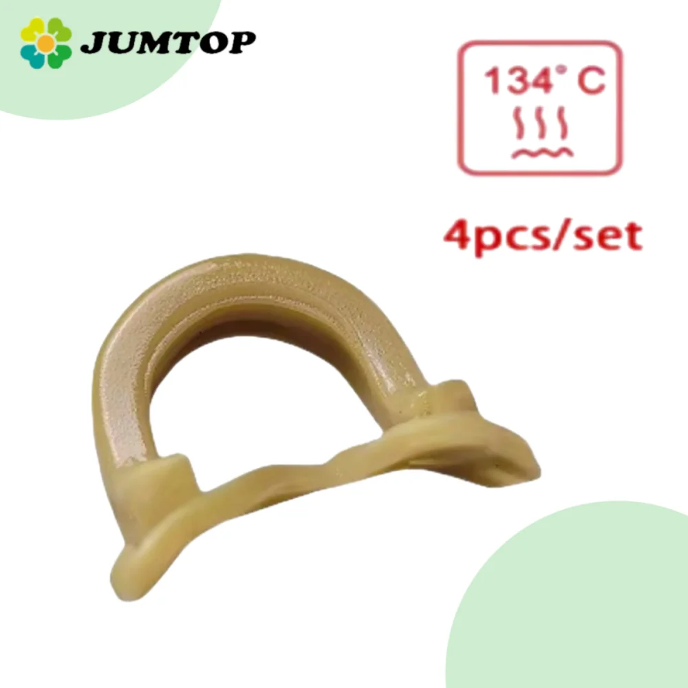 

4PCS/Set Dental Dam Clamp Set - Sectional Matrix Band & Molar Barrier Clips (Autoclavable) for Matrix Sheet Isolation