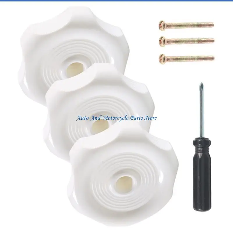 Gói P9FD của 7 cửa sổ cắm trại & núm lỗ thông hơi abs núm cài đặt đơn giản cho xe kéo