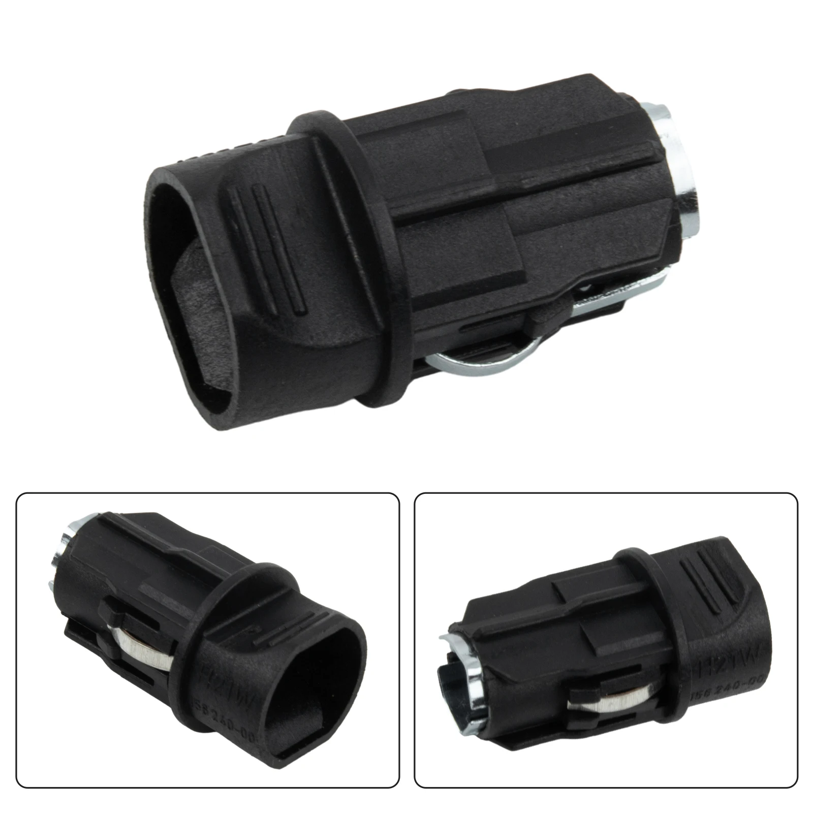 

Tail Lamp Socket Rear Lamp Socket Car Accessories 1pc 63117407330 Black Electric Components Plastic Plug-and-play