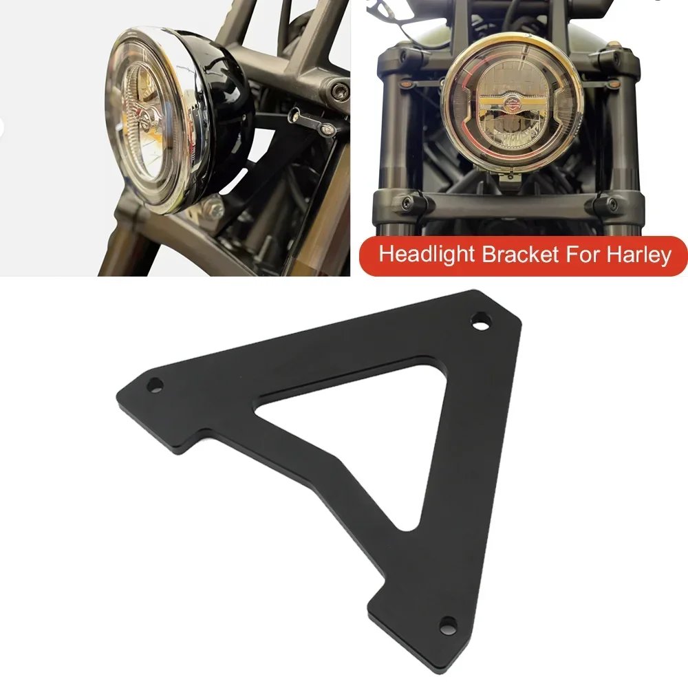 Motorcycle headlight bracket For Harley-Davidson Forty Eight XL1200X Iron 883 XL883N 1200 XL1200NS RA1250S RH1250S 2021-2024