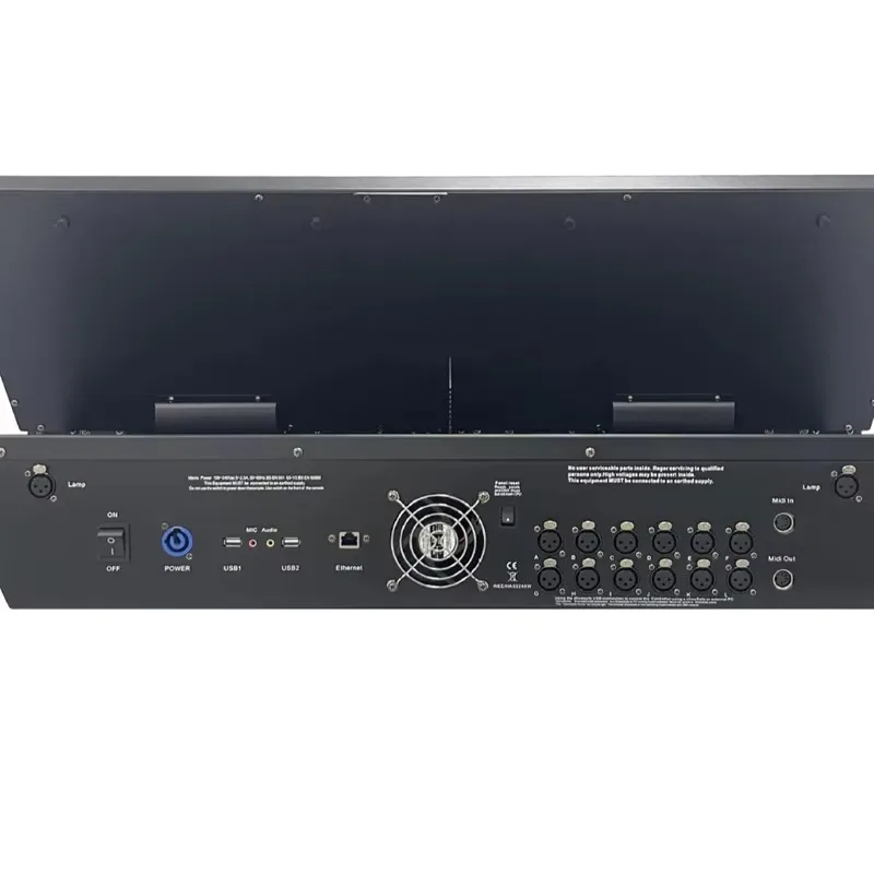 MA2 DMX وحدة التحكم وحدة تحكم الكمبيوتر الأسود الحصان الجناح القيادة المرحلة الإضاءة الدافئة الأبيض LED تتحرك إضاءة أمامية RGBW لموضوع DJ