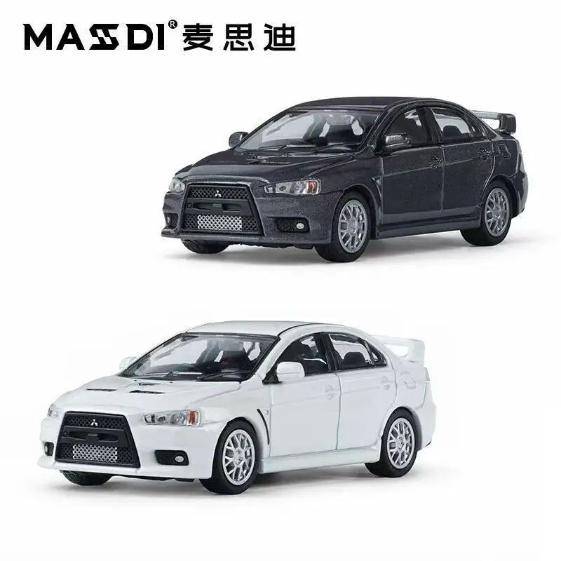 【Pre-sale】 MASDI 1/64 Mitsubishi EVO 10 Diecast Sedan Model, Multiple Colors, Christmas Gift for Collectors