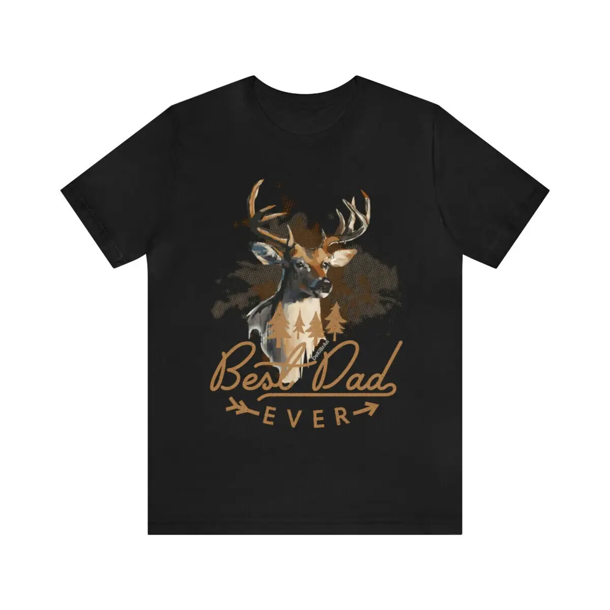 

Deer Best Dad Ever Father's Day Outdoorsman Unisex Jersey Short Sleeve Tee