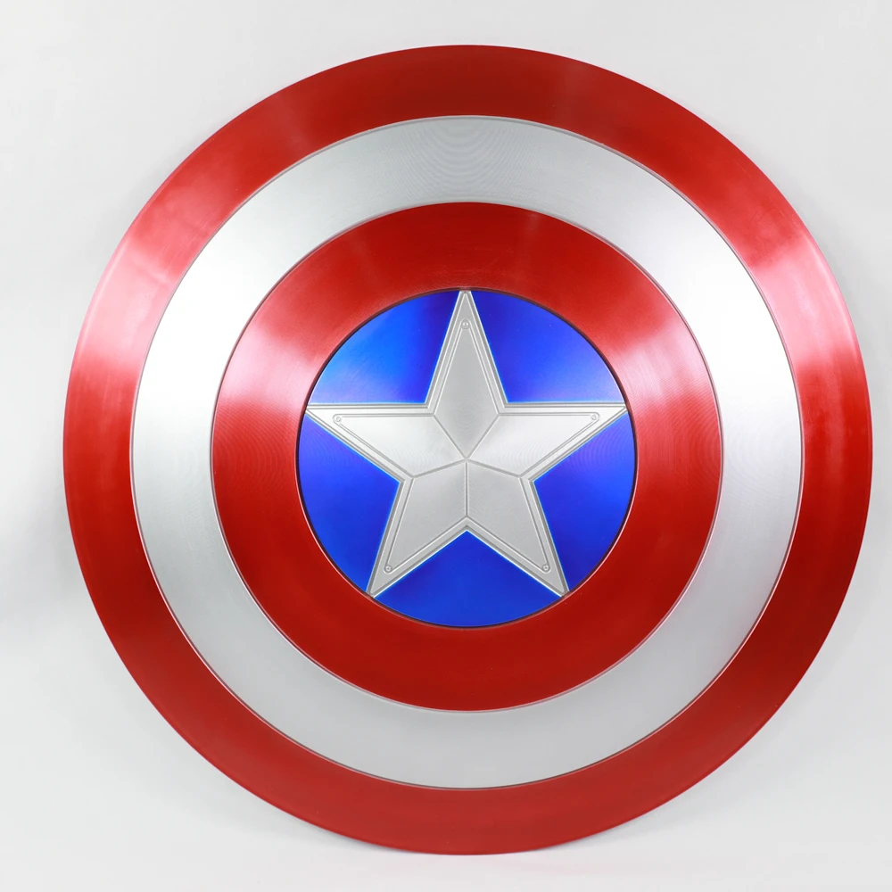 Superhero 57cm 1:1 scale Captain America Shield model ABS Shield Movie Cosplay Costume party Anime stage show Halloween Gift