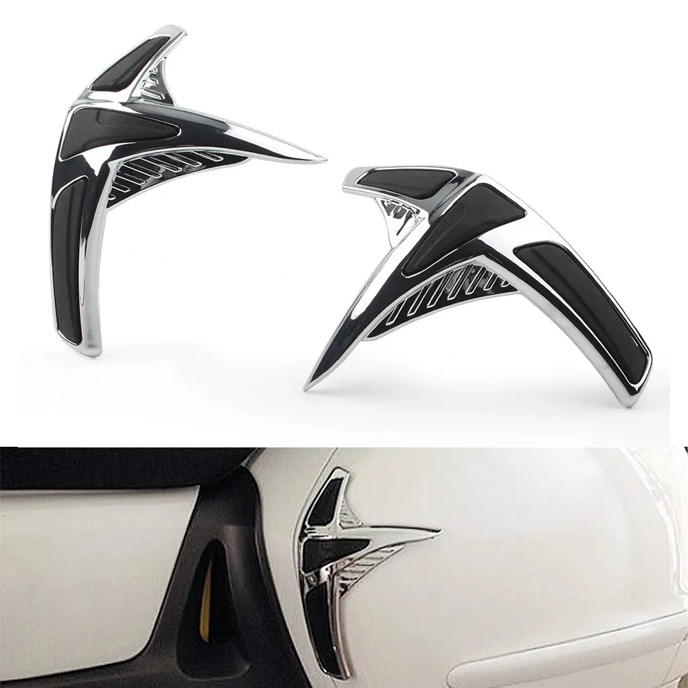 Chrome Motorcycle Fairing Sddlebag Protector Trim Cover For Honda Gold Wing GL 1800 GL1800 2001-2011 Decoration Parts