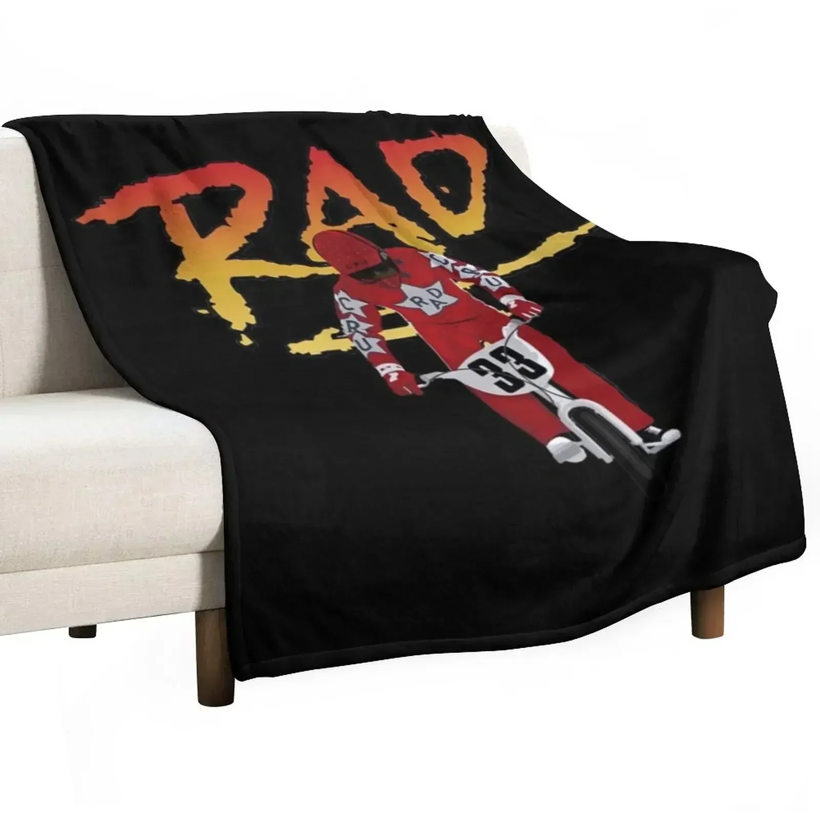 

New Cru Jones Rad Throw Blanket All Season Lightweight Soft Blanket for Bed