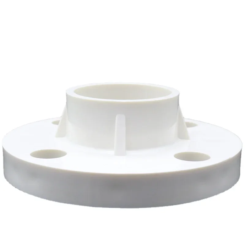 PVC plastic flange accessories 20 25 32 40 50 63 75 90 110 160 200MM Pipe connecting accessories