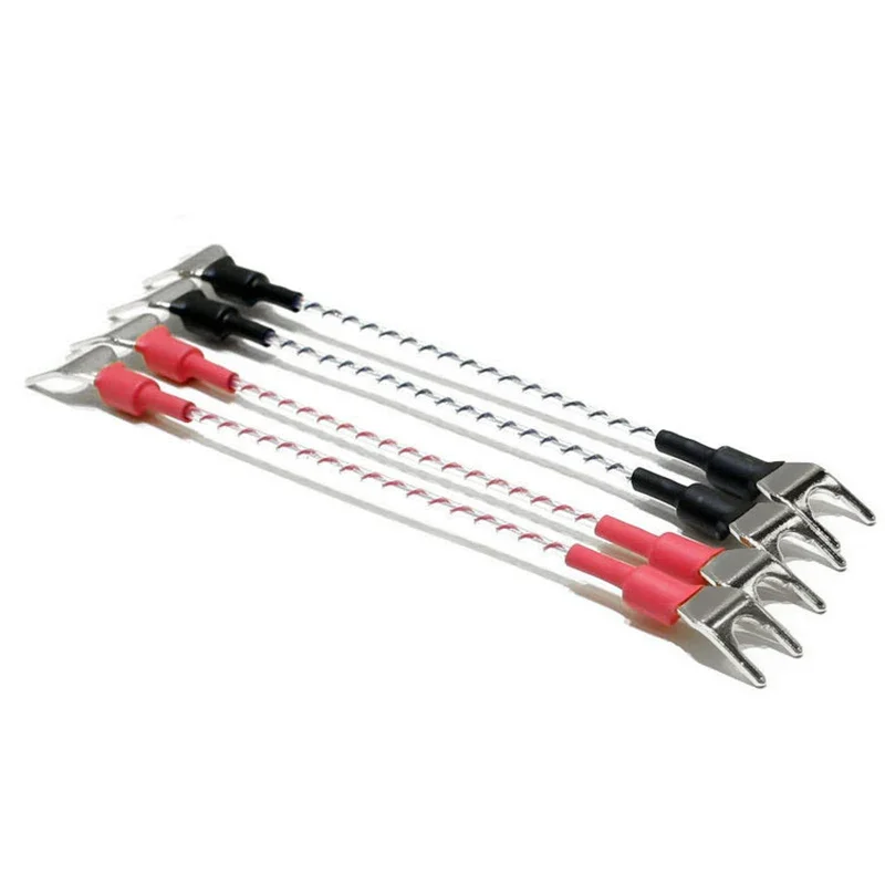 Hi-End audio  Speaker Jumper Link 7N Sliver Plated HiFi Audio Cable For Speakers