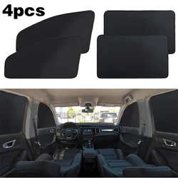 Car Magnetic Window Sunshades With 4/2pc UV Protection Function Privacy Sunshade Window Cover Middle Plate Privacy Curtain amagi