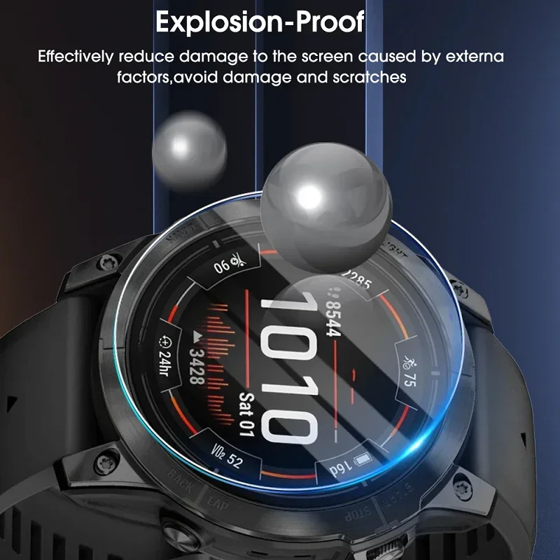 HD Tempered Glass For Garmin Fenix 8 7 Tactix 8 Quatix 8 Screen Protector Glass Film Forerunner 970 570 965 165 Venu 4 Active 6 image 5
