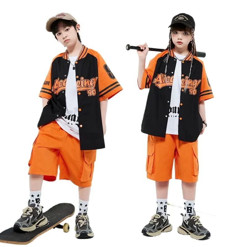 

Kids' Hiphop Outfit Hiphop Outfit Boys' Hiphop Coat Outfit Blast Street Jazz Catwalk Summer Brand