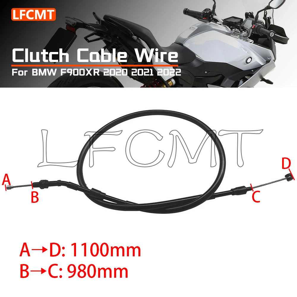 

Motorcycle Accessories Control Clutch Cable 1100mm Throttle Clutch Wires Line Fit for BMW F900XR F 900 XR 2020 2021 2022