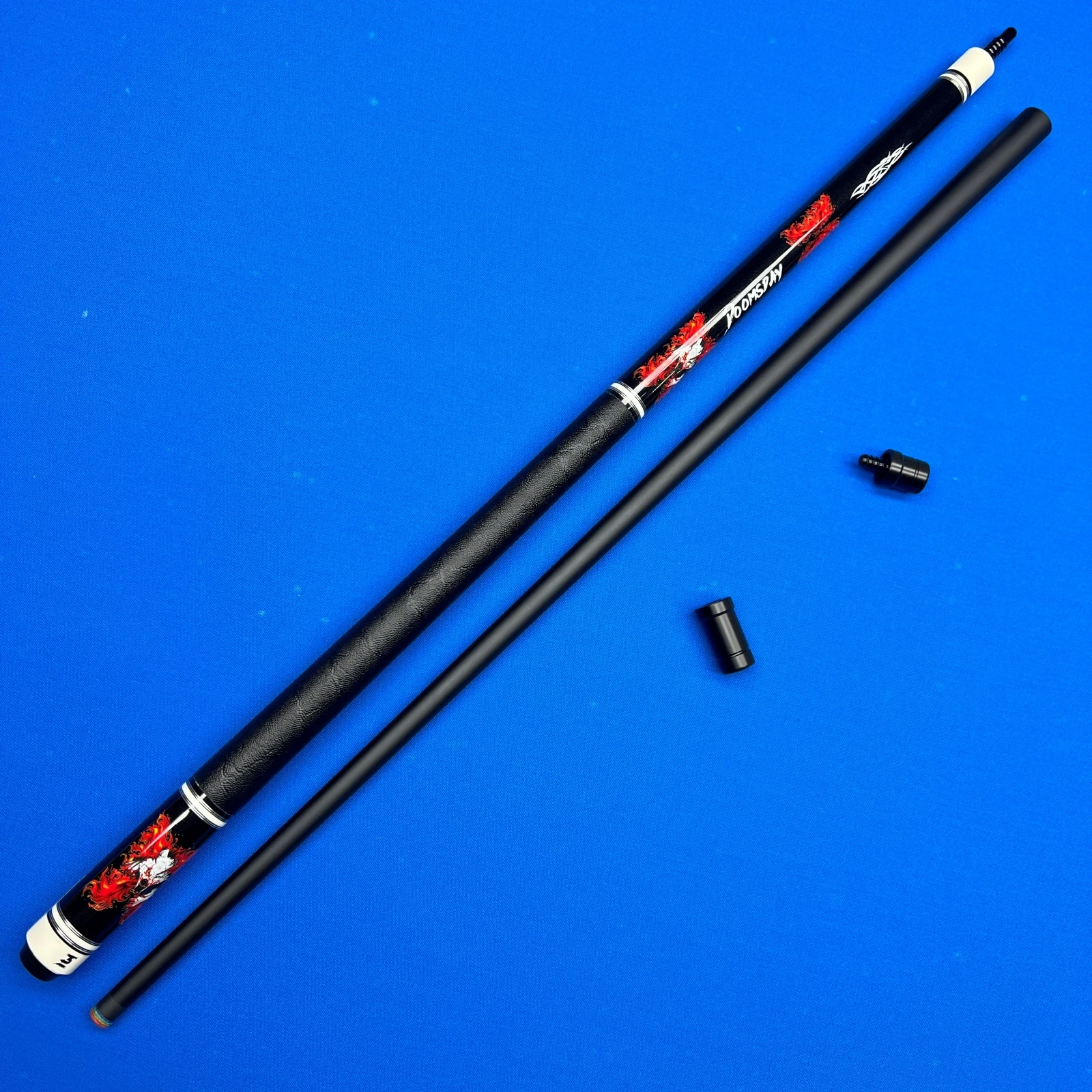 

10 Thread Joint Low Deflection Pool Cue Black Gold Maple Shaft Leather Grip High Performance Pro Billiard Equipment