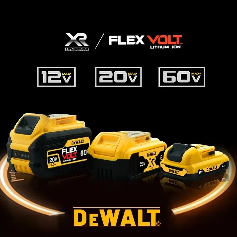 Original Dewalt 60V/20V Battery, 5AH 6AH 9AH Dewalt Battery,  DCF DCD DCG DCS DWE Series  Power Tools Battery Free Air Shipping