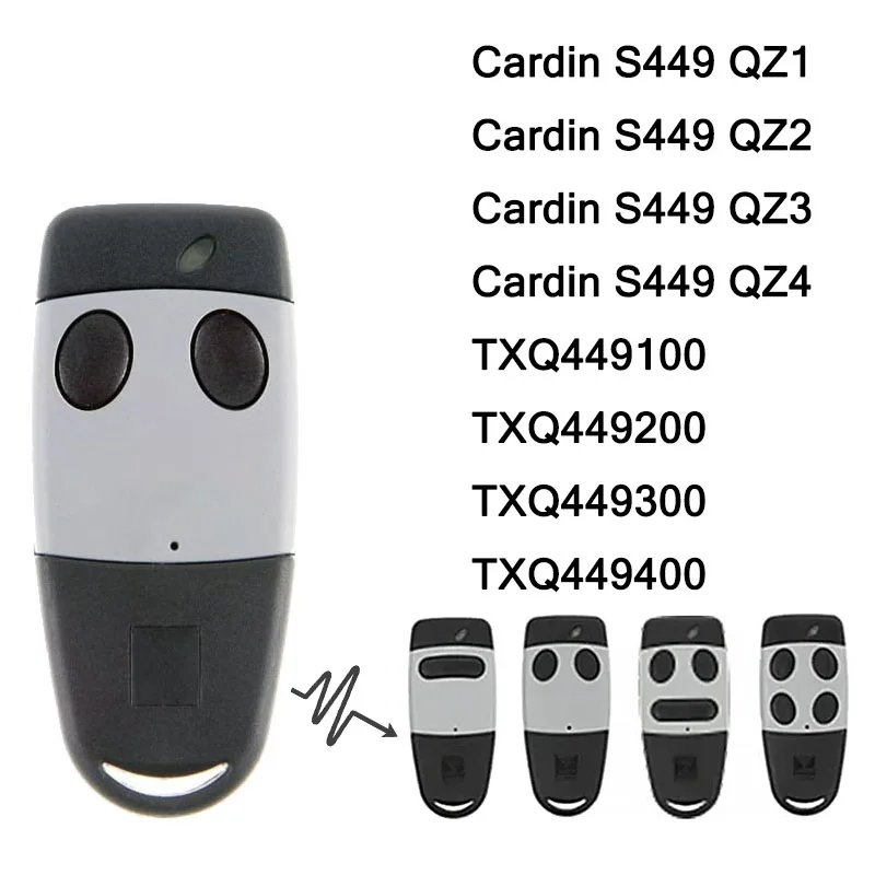 New Cardin S449 QZ2 QZ3 QZ4 QZ1 Gate Remote Control 433MHz Cardin TXQ449100 TXQ449200 TXQ449300 TXQ449400 Garage Remote Control