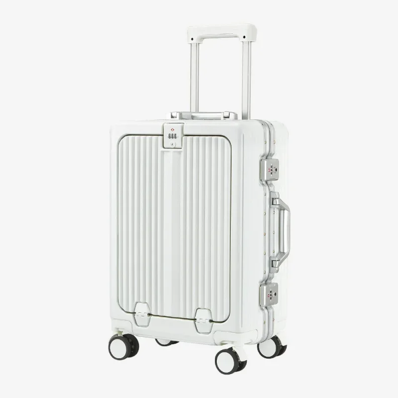 

New Luggage20Boarding Bag-Inch Suitcase Aluminum Frame Luggage TSA Lock Drop-Resistant Password Suitcase Toolbox