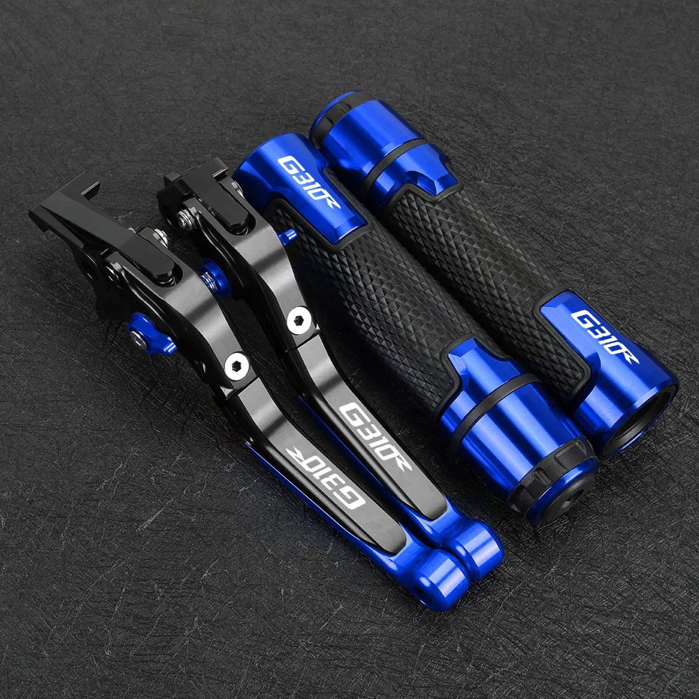 

G310R Motorcycle Adjustable Folding Extendable Brake Clutch Levers Handbar Grips Ends For BMW G310R G310 R G 310 R 2017-2023