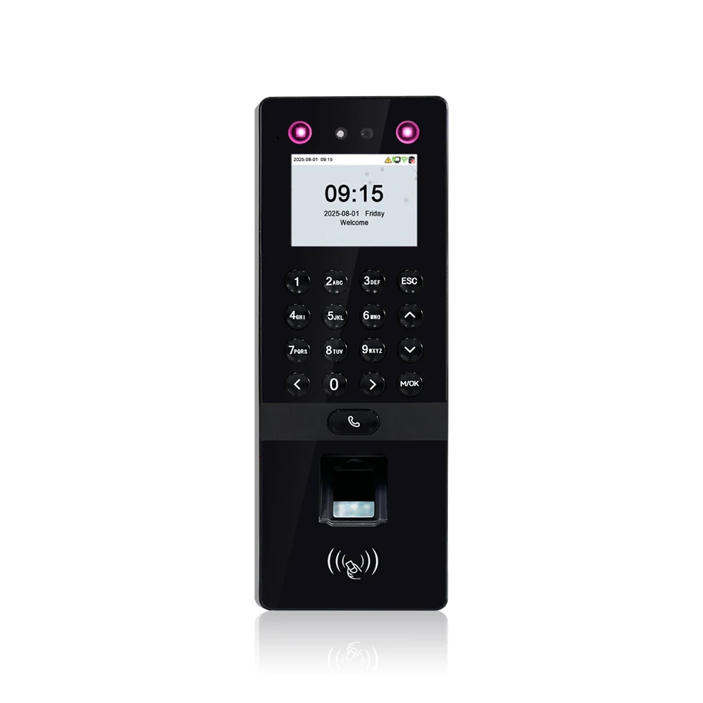 Cheap Price Multiple Authentication Facial Recognition Access Control System for Employee