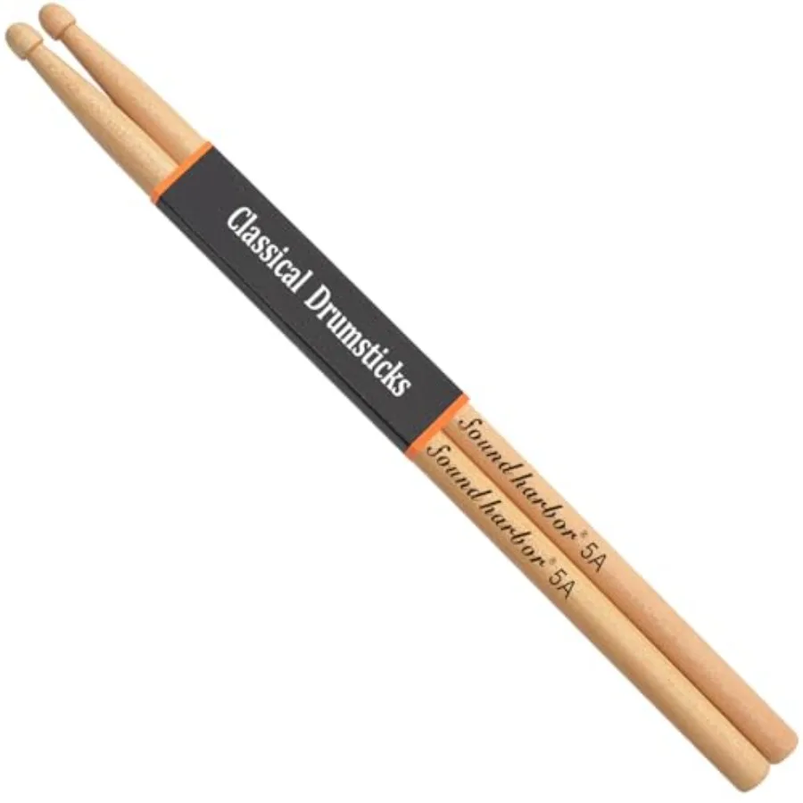

Drum Sticks 5A Wood Tip Drumstick 1 Pair Maple Application: Live Performance and Studio Recording Material: Maple Color: Natura