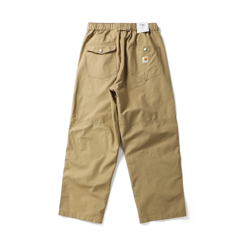 Men Camouflage Pants with Belt Cotton Casual Cargo Pant Men Streetwear Wide Leg Function Paratrooper Pants Cityboy Baggy Trouser