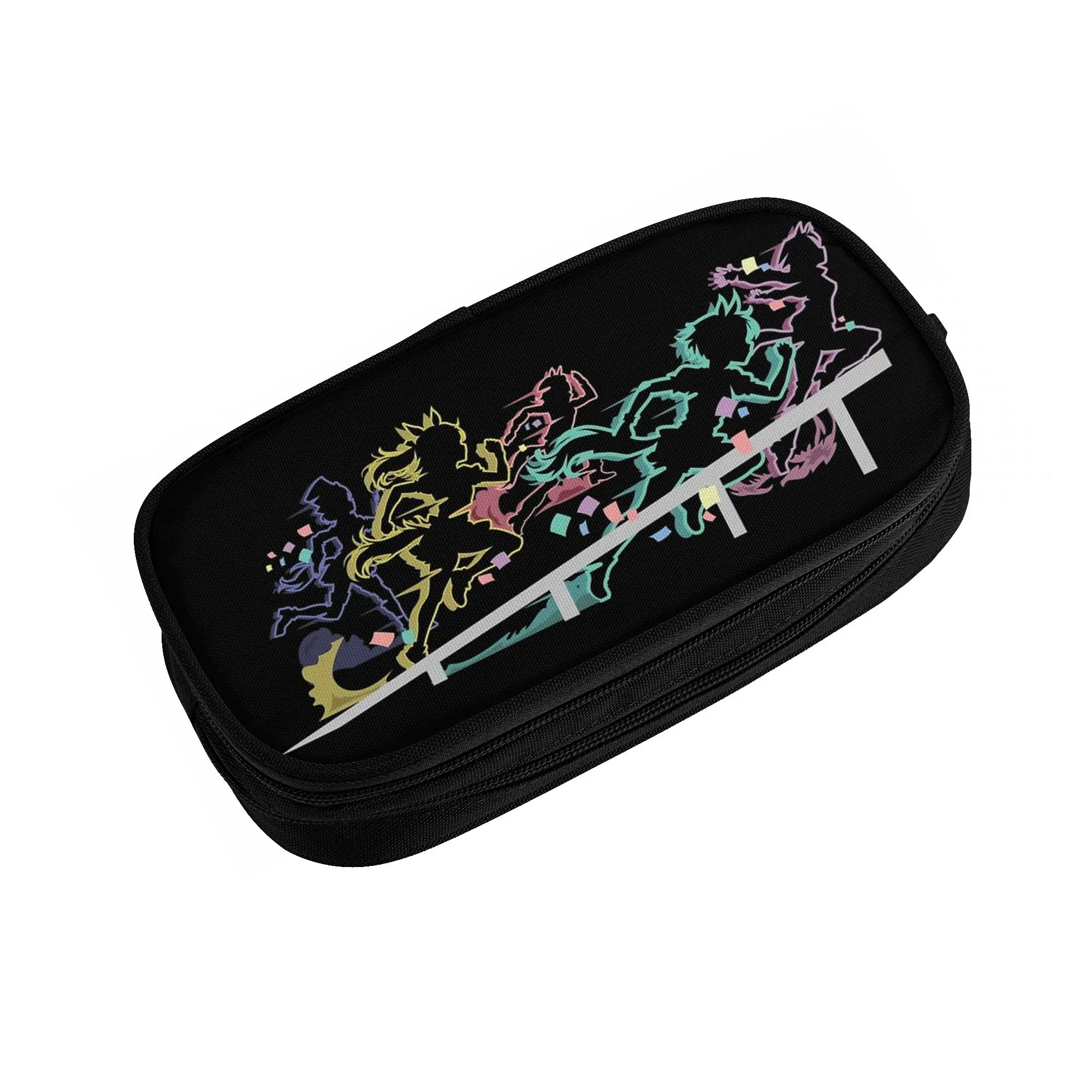 Umamsusme Pretty Derby Summer Dash Pencil Case New  Pen Box Pen Bag Kids Large Storage School Supplies Pencilcases,