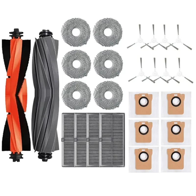 For Xiaomi Mijia M30S D103CN Robot Vacuum Cleaner Accessories Main Side Brush Hepa Filter Mop Cloth Dust Bag Parts