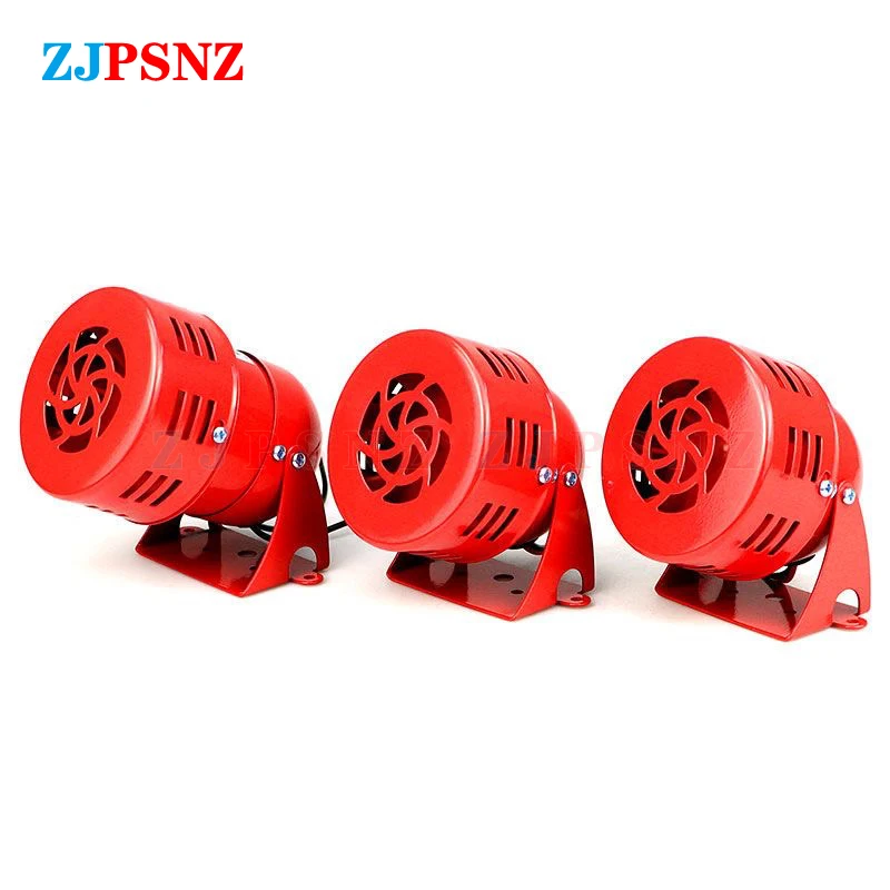 

MS-190 Metal Automotive Air Raid Siren Horn Truck Motor Siren Industrial Alarm Sound Electrical Guard Against Theft Horn Mini