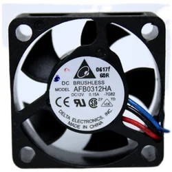 Original New CPU Fan for Delta AFB0312HA DC 12V 0.15A Cooling Fan 30*30*10mm