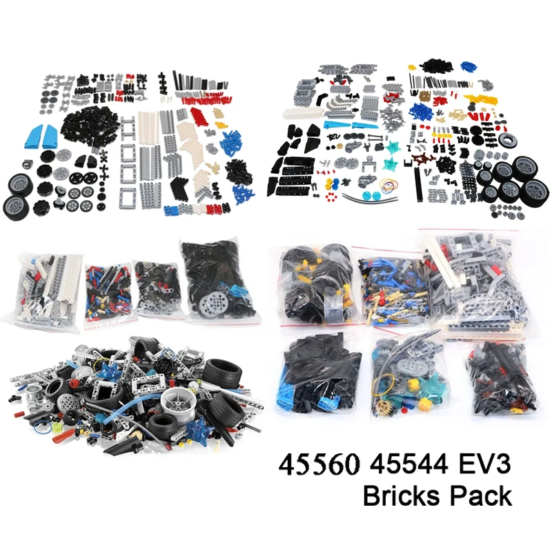 NUOVO EV3 Core Set di Espansioni 45544 45560 MOC Building Blocks 9898 Parti Pack Tecnico A VAPORE Mattoni Educativi Giocattoli FAI DA TE Regali