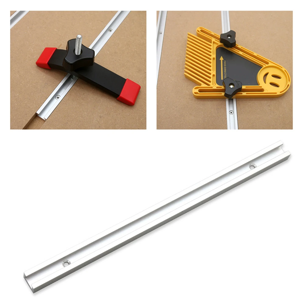 1 قطعة T المسار النجارة 30/40/50/60 سنتيمتر 3/4x1/2 الألومنيوم T المسار اسئلة المسار حامل مشابك للمناشير الجدول الفرقة الفوق