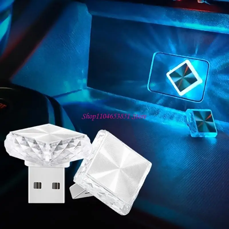 5V Touch Activated USB LED Light for Car and Homes with 6 Color Option 4 Modes