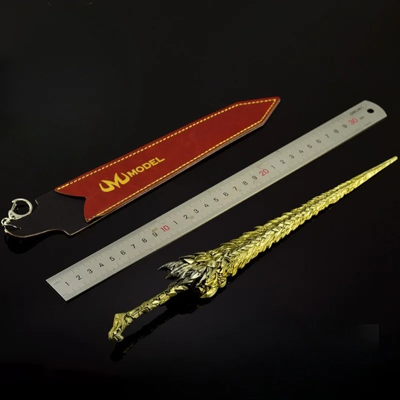 30cm novo jogo figura periférica metal artesanato modelo cena adereços decoração de mesa ornamentos meninos presentes aniversário brinquedos