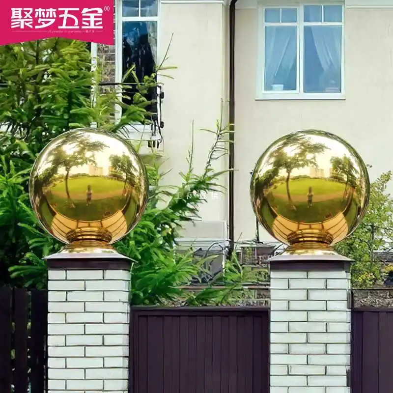 

Stainless Steel Reflective Ball Deck Decoration Globe Garden Sphere Gazing for Yard Decorative Pond